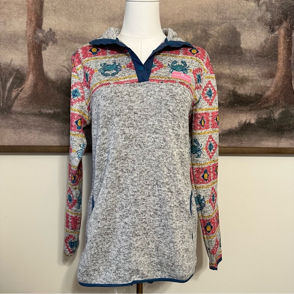 Simply Southern Multicolor Patterned Sweatshirt